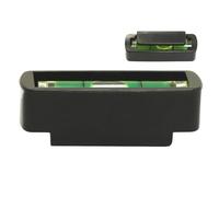 Portable Bubble Level Tool, Horizontal Leveler Device, Precision Measuring Instrument for RV Travel Trailer, TV Mount Installation, Turntable and Tripod Setup Compact Spirit Level for Home and Outdoor