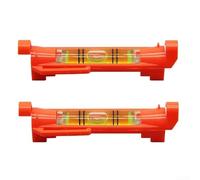 Portable Bubble Measuring Level, Hanging Line Level with Molded Hooks, Precise and Accurate String Level, Mini Size for Spirit Level, 2pcs Pack