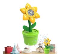 Portable Bubble Sprayer - Musical Flower, Light Show Toy | Electric Motion Activated Bubble Dispenser, Visual Delight Interactive Outdoor Party Machine Preschool Summer Holiday Activity