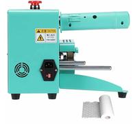 Portable Bubble Wrap Maker, Air Cushion Machine with Display, 16m/min Sealing, Adjustable Temp 1-100°C, Fast Preheat for Office & Factory