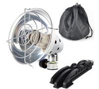Portable Butane Heater Garden Gas Heater with Control Valve Foldable Base and Storage Bag Outdoor Tent Heater for Camping Ice Fishing Garage Porch