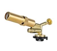 Portable Butane Torch, Adjustable Flame Metal Welding Torch, 1300°C Culinary Blow Torch, Refillable Gas Flame Guns for BBQ, Camping, Cooking, Soldering, Crafts