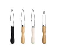 Portable Button Helper, Button Helper, Button Dressing Aid, Button Hook One Hand, 4 Pieces Button Aid Button Aids Zipper Pull Helper Button Hook with Wire Loop for Women Men Elderly Seniors