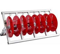 Portable Cable Caddy, Multi-Electrical Wire Spool Rack,with 3/4/5 Side Trays, for Construction Site and Retail Use(70x32x30cm)