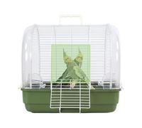Portable Cage | Transparent Anti-Solar Carrier with Handle, Small Parakeet Cage | for Parakeet Conure Cockatoo Canary Inseparable Finch for Indoor and Outdoor