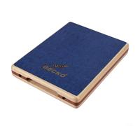 Portable Cajon Drum Crafted from Birch and Sapele with Cedar Drumhead, Embedded Guitar Strings for Distinctive Resonance and Depth of Sound, Lightweight Travel Design(PAD3)