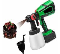 Portable Cake Sprayer, 800W Chocolate Spray Gun, Adjustable Flow Rate and 3 Spray Patterns, Detachable Design and Easily Adjustable Air Cap Spray, for Home Interior, Exterior and Furniture