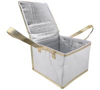 Portable Cake Storage Bag Insulated Cloth and White Large Capacity