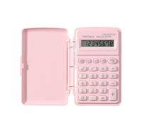 Portable Calculator - 10x6cm Small Digit Device, Compact Lid Calculation Tool, Precise Abs Math Assistant | Reliable Pocket Organizer For Bookkeepers Cashiers Test Takers Travel Business Home