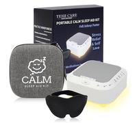 Portable Calm Sleep Device kit with 9 Mindfulness Meditations for Beginners, Sleep 3D Mask,Case,28 Nature Sounds, Meditation for Stress Relief,Self Care,Money,Positivity,Adult,Kids