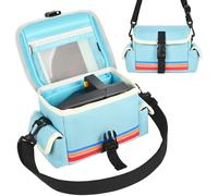 Portable Camera Carrying Case Compatible with Polaroid Now 2nd/3rd Gen I-Type/ Now/Now+/ Onestep 2 VF/ OneStep+, Instant Film Camera Crossbody Bag with Mesh Pockets for Accessories(Case Only) (BLUE)