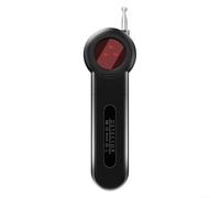 Portable Camera Detector Wireless Signal Scanner 4-Level Sensitivity 10cm-6m Range Type-C Charge 25H Battery for Home Hotel Office Travel Black
