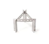 Portable Camp Stove - Cooker - Trivet Combo | 3 Uses in 1 | Ultralight | Stainless Steel | Perfect for Emergencies, Camping, Hiking | Made in the USA
