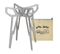 Portable Camp Stove Support - Steel Cooking stage, Compact Kettle Mount, Outdoor Fire Rack | Durable Non-Skid Alloy Structure, Easy Storage Foldable Design, Backpacking Trail, Effortless Tea