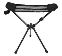 Portable Camping Chair Foot Rest for Travel Fishing, Foldable Stool with Aluminum Alloy Support
