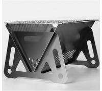 Portable Camping Charcoal Bbq Grill: Table Top Small Folding Barbecue Grill For Outdoor Travel Picnics