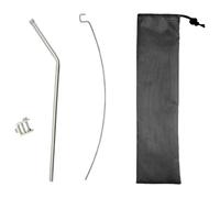 Portable Camping Folding Pole - Adjustable Lantern Holder, Outdoor Light Holder, Functional Travel Accessory, Convenient Camp Equipment | For Adul Hiking Travellers