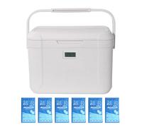 Portable Camping Ice Crate - Tote Plus Drink, Personal Food Storage Box | Mini Picnic Beverage Carrier, Lightweight Lunch Box, Unit D