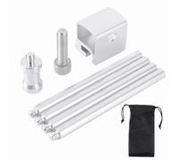 Portable Camping Lamp Holder for IGT Table Lantern Stand | Detachable Aluminium Alloy Light Hanger with 1/4 Thread for Snow Peak Side Grooves