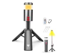 Portable Camping Lantern Rechargeable,10000 Mah Telescopic Camping Lights with Stand,Waterproof Multi-Functional Outdoor Camping LED Light for Camping,Hiking,Fishing,Adventure