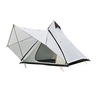 Portable Camping Pagoda Teepee Tent, Outdoor Camping Pyramid Tent with Large Space 3-4 Persons for Backpacking Hiking Fishing Canoeing Travel Winter Camping