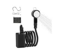 Portable Camping Shower 7800mAh Rechargeable Outdoor Shower with LED Display Camping Shower Kit for Travel Car