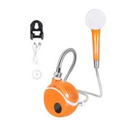 Portable Camping Shower, Camping Shower with Digital Temperature Display | Rechargeable Waterproof Head Pump for Hiking, Travel, Motorhome, Car Wash