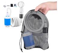 Portable Camping Shower,Rechargeable Electric Shower Pump | Electric Sprayer Head for Car Washing Tent Bathroom Garden Beach Rv Pet Bath Hiking