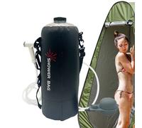 Portable Camping Shower - Solar Shower Bag for Backpacking,12L Solar Heating Tool Kit with Removable Hose and Showerhead for Beach, Trips, Swimming, Travel, Hiking