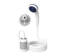 Portable Camping Shower with PD Fast Charging & 12V Car Adapter, USB-C to USB-C Outdoor Shower Pump with Built-in Filter, 1.8m Hose for Camping, RV, Pet Washing, Hiking & Car Cleaning (Urban Grey)
