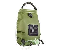 Portable Camping Solar Shower Bag, Foldable Outdoor Solar Heating Bag with On-Off Switch Shower Head, Travel Hiking Shower Water Bag, 5 gallons/20L, Green