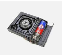 Portable Camping Stove Butane Gas Outdoor Cooker Stove Single Burner BBQ Cooking (Stove + 4 Butane Can)