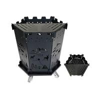Portable Camping Stove, Camping Stoves for Camping, Folding Wood Burner Camping Stoves | Compfire Bonfire Rack Lightweight Camping Burner for Travel, Hiking and Picnic