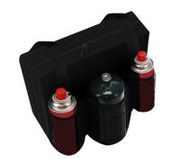 Portable Camping Stove Carry Bag for Portable Butane Stoves and Twin Fuel Stoves Gas Tank Protective Bag 600D Oxford Fabric Waterproof Mini Tank Accessories for Outdoor Camping Cooking Travel