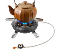 Portable Camping Stove - Folding Hiking Stove 16000W Outdoor Cooking Equipment | 5 Burners Hiking for Trekking Survival, Hunting Picnic Travel Hunting from C