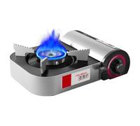 Portable Camping Stove | Lightweight Hob - 2100 W Windproof Cooking Tool Kitchen Accessories for Outdoor Indoor Barbecue Backpacking, Gas Stove, Table Device, Compact, Windproof, 2100 W Firepower