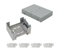 Portable Camping Stove, Mini Camping Stove, Folding Stove for Camping, Camping Backpacking Stove, Suitable for Outdoor, Picnic, Barbecue, Camping, Hiking, Travel, 2 Pcs, with 4 Wind Deflectors