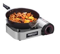 Portable Camping Stove, Mobile Outdoor Grill, Lightweight Heating Unit with Even Heat Spread for Backpack Friendly Cooking & Outdoor Kitchen