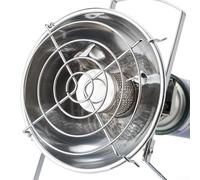 Portable Camping Stove with Propane Butane Gas Heater Function, Suitable for Outdoor Use in Cold Weather and Compatible with Standard Gas Tanks