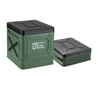 Portable Camping Toilet - Folding Potty with Sturdy Design, Compact Adult Toilet, Foldable with Secure Lid, Outdoor Use for Camping, Travel and Na