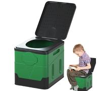 Portable Camping Toilet, Portable Adult Potty Portable 20L Toilet with Lid for Camping, Watertight Adult Car Potty, Travel Potty Seat, Toil