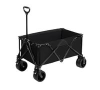 Portable camping trailer, Trolley Outdoor Camping Folding Camp Small Portable Push Cart(A)