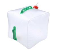 Portable Camping Water Bag - 20 Litre Folding PVC Bucket, Foldable Fluid Carrier | Lightweight Water Container, Leak-proof Liquid, Refill Tank