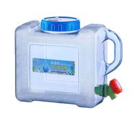 Portable Camping Water Container - 5L 8L Car Travel Barrel, PC Square Storage Bucket, Handheld Outdoor Design, Built In Faucet, Strong | Reliable Solution for Self Driving Tour Hiking Picnic Fishing