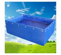 Portable Canvas Fish Pond, Thickened Water Storage Container with Drain Valve for Outdoor Use, Ideal for Aquaculture and Water Management