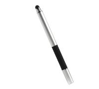 Portable Capacitive Pen,Double Head Stylus Pen with High Sensitivity and Accuracy,Universal Stylus for Touch Screen Phone Tablet Night Light,Large Capacity,Mute (Silver)