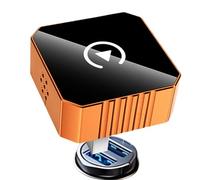 Portable Car Adapter, Auto Mini Wireless Converter, Plug and Play Adapter with Fast Connection, Car Accessory with Feature, Vehicle Charging Supplies Compact Style, Tech