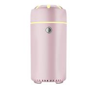 Portable Car Aromatherapy Diffuser 100ML USB Essential Oil Humidifier with Smart Aroma Control, Whisper Quiet Operation and 7-Color LED Light for Home or Vehicle Use, Black