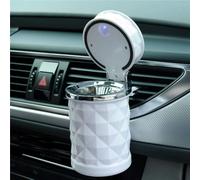 Portable Car Ashtray with Lid And LED Light,Detachable Cigarette Ashtray, Car Mini Bin,Car Ashtray fit for Suzuki Equator Hustler Xbee,B-style2
