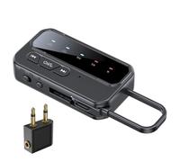 Portable Car Audio Receiver - Wireless Radio Adapter, Automobile Bluetooths Transmitter | Music Streaming Accessory Device, Convenient Driving Commuting Travel Road Trip Marine RV Home with Simple Set